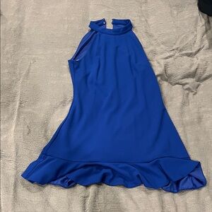 Lulu's Blue Asymmetrical Dress